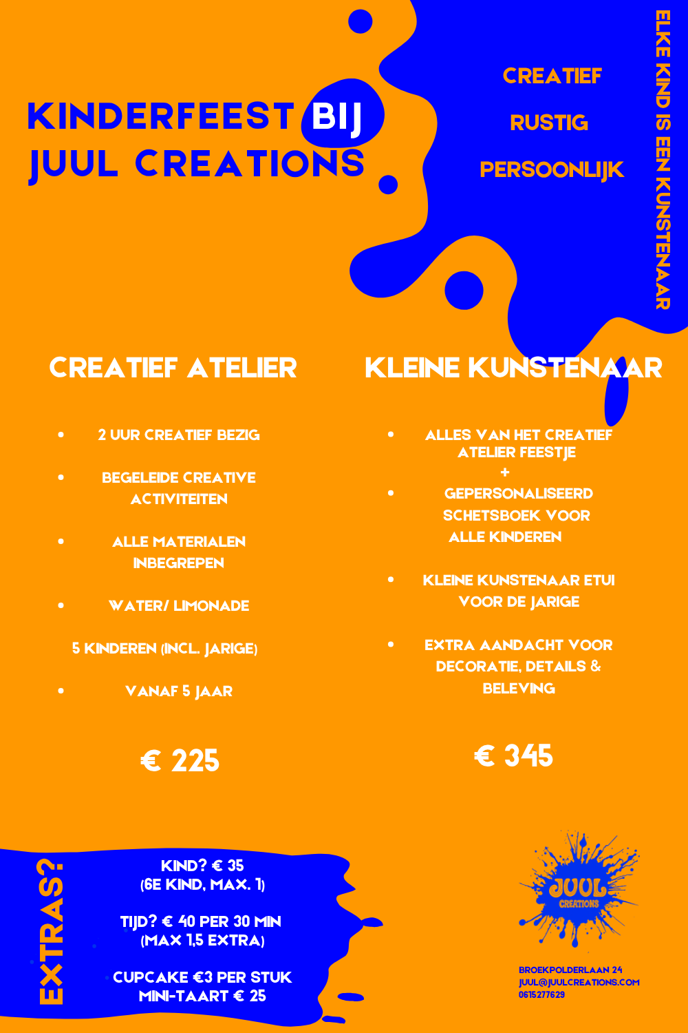 Kinderfeest bij Juul Creations