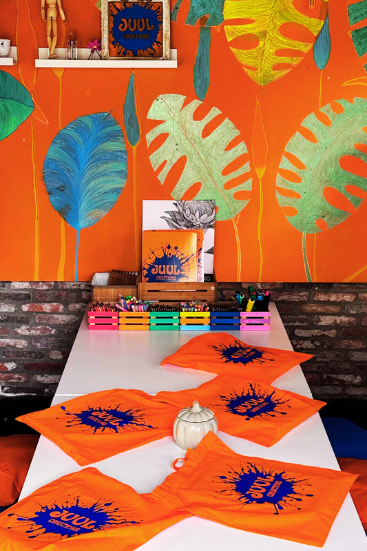 Proefles in het Juul Creations Atelier
