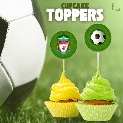 Soccer Club Cupcake Toppers – Printable | Perfect for Football Fans!