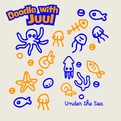 Ocean Doodle Pack – Walvis, Krab & Zeeschildpad Printable Drawing Sheets